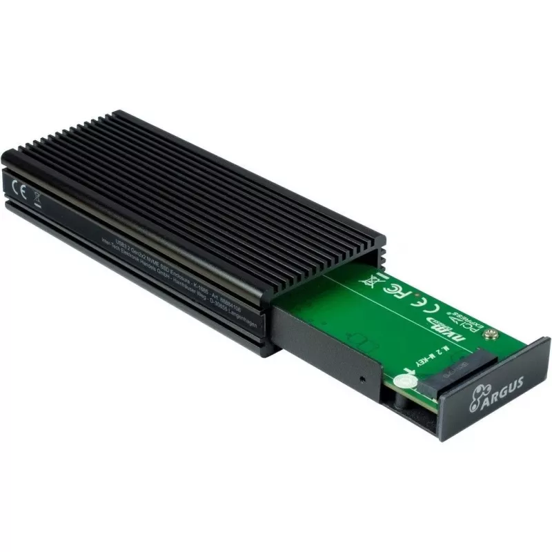 SSD-kotelo Inter-Tech K-1685 musta M.2