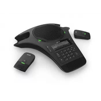 snom C520-WiMi - VoIP-konferenssipuhelin - Bluetooth-liitännällä - DECT - kolmen tien puhelutoiminto - SIP - 3 linjaa - musta (4356)