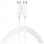 4smarts USB-C / USB-C -silikonikaapeli High Flex 60W 1,5 m valkoinen