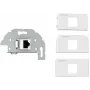 Kindermann 7456000526 RJ-45 harmaa - valkoinen pistorasia (7456000526)