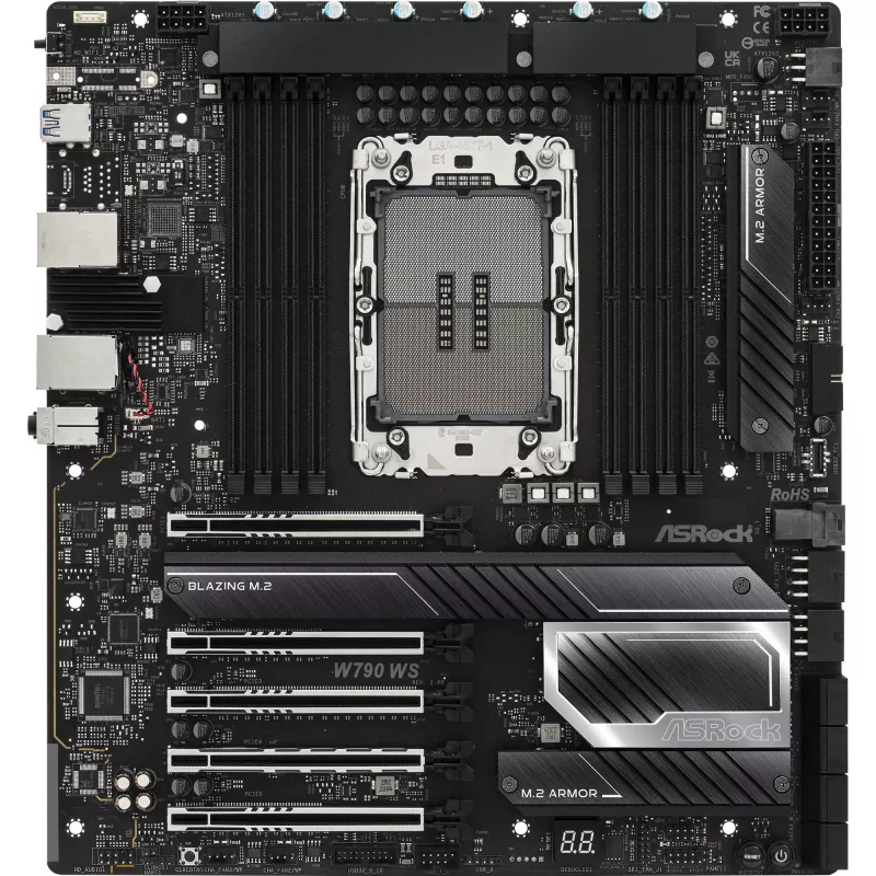 Emolevy ASRock W790 WS R2.0 Intel W790 LGA 4677 Extended ATX