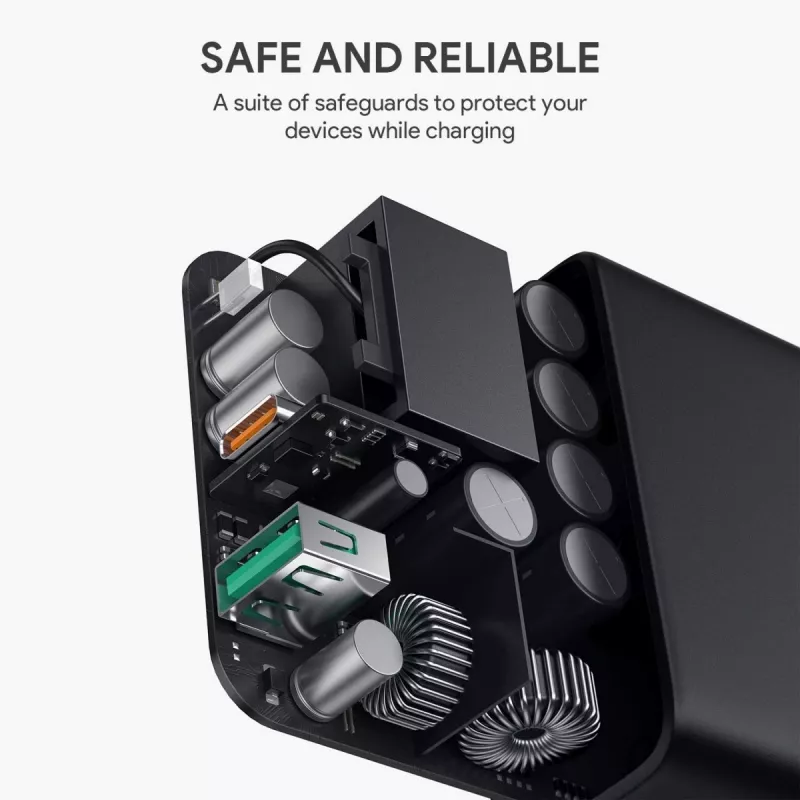PA-D3 seinälaturi 2xUSB Power Delivery (1xUSB+1xUSB C) 5,4A 60W Dynamic Detect