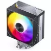 CPU-jäähdytin Jonsbo CA40 musta ARGB, 120 mm PWM-tuuletin, 225 W TDP, musta