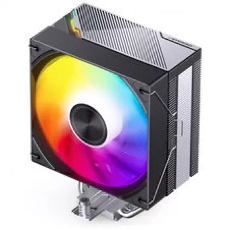 CPU-jäähdytin Jonsbo CA40 musta ARGB, 120 mm PWM-tuuletin, 225 W TDP, musta