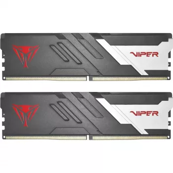 DIMM 32 GB DDR5-5600 (2x 16 GB) Dual-Kit, keskusmuisti musta/valkoinen, PVV532G560C36K, Viper Venom, INTEL XMP