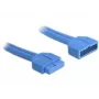 Sisäinen USB-kaapeli DeLOCK 82943 0,45 m USB 3.2 Gen 1 uros