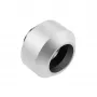 Hardtube-liitin 14 mm OPTIMUS — metallinen jäähdytysneste-/PC-vesijäähdytysliitin, hopea