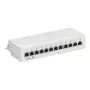 Wentronic Goobay CAT 5e Mini/Desktop patch-paneeli, 12 porttia, harmaa - STP suojattu, harmaa (93041)