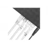 Kaapelikiinnike merkintäkentällä (vaaka) - pituus 100 mm - leveys 2,5 mm