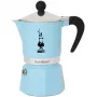 Bialetti Rainbow 0,06 L alumiini termoplastinen sininen kahvinkeitin