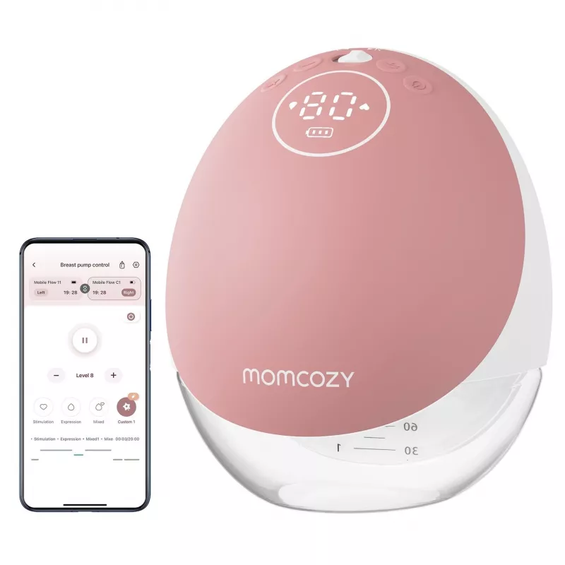 Rintapumppu Momcozy M9 Single punainen 150ml