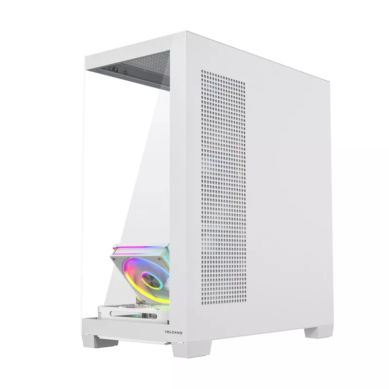 Modecom Volcano Stellar Plus ARGB Midi 5F valkoinen