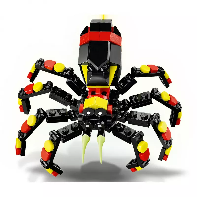 LEGO Creator 3-in-1 rakennettava hämähäkkimalli 31159 — 153 osaa, ikä 7+, 110×150×50 mm