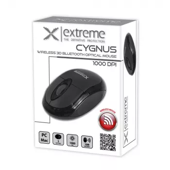 Langaton Bluetooth optinen hiiri 3D Cyngus musta