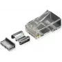 ROLINE RJ45-liitin Cat.6A suojaamaton+insertti 10 kpl (21.17.3098)