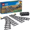 Rakennussarja LEGO City 60238 – raiteenvaihde ja tarvikkeet leikkisarjoihin