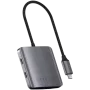 Satechi-keskitin Power Delivery -tuella, 4 x USB-C 3.2