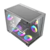 Tietokonekotelo DarkFlash B275 PRO (musta) 6 esiasennetulla tuulettimella