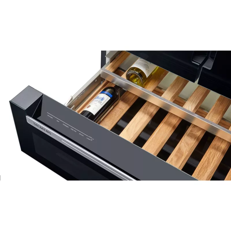 Siemens KF96RSBEA Side-by-Side-jääkaappi vapaasti seisova 572 L musta
