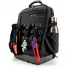 Knipex X18 työkalulaukku 37 taskua musta punainen kangas muovi