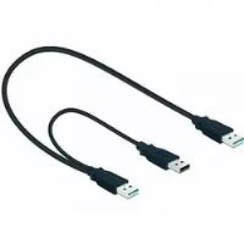 USB-kaapeli DeLOCK 82908 USB 3.2 Gen 1 0,6 m 2x USB A uros musta