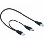 USB-kaapeli DeLOCK 82908 USB 3.2 Gen 1 0,6 m 2x USB A uros musta