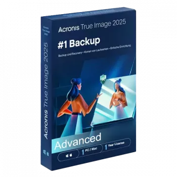 Acronis True Image | Advanced +500 GB Acronis Cloud Storage | 3 PC/MAC | 1 vuosi