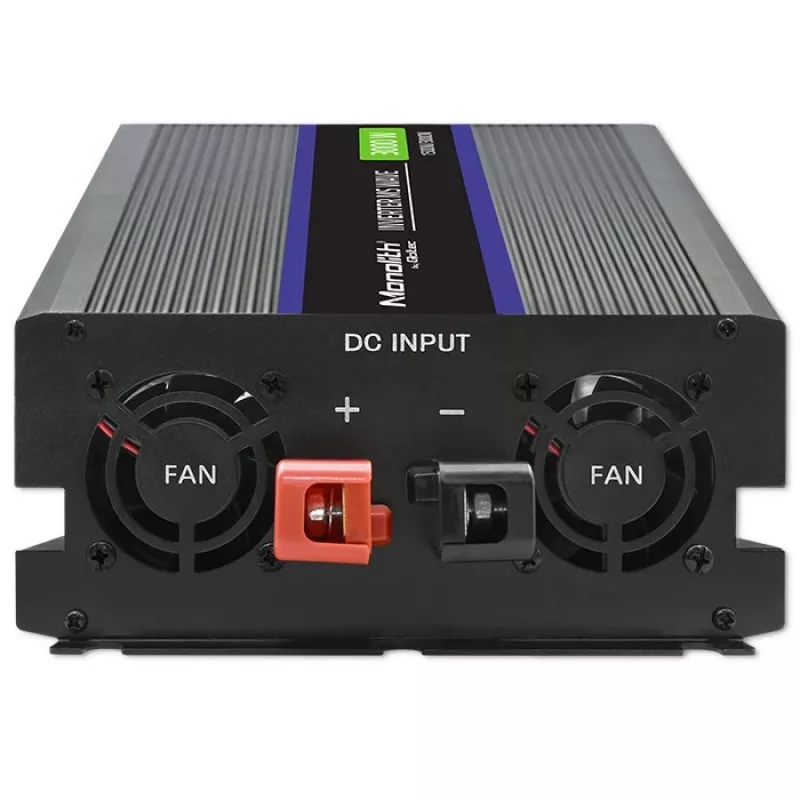 Vaihtosuuntaaja QOLTEC Monolith 3000 MS Wave, 12V→230V, 1500/3000W, USB:lla