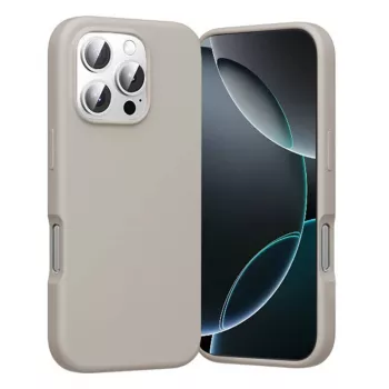 Suojaava MagSafe-yhteensopiva puhelinkotelo Vention KUHM0-30 iPhone 16 Pro -puhelimeen, harmaa