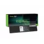 Green Cell DE93 -akku DELL Latitude E7440 -kannettavalle, Li‑Ion 7,4V 4500mAh, 4 kennoa, musta