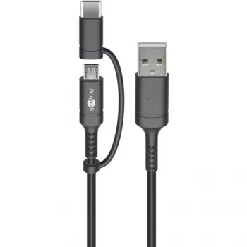 USB-kaapeli Goobay 71892 musta