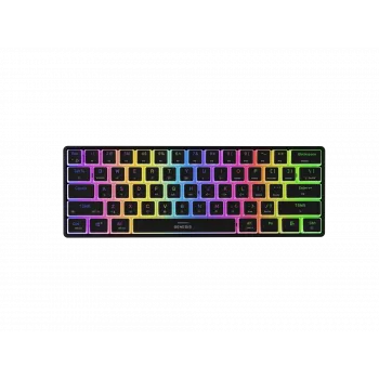 Gaming-näppäimistö genesis THOR 660 G2 — langaton (2,4 GHz, Bluetooth) ja johdollinen, kompakti asettelu