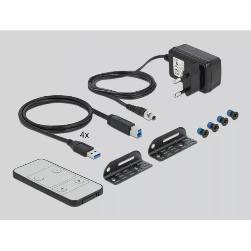 KVM-kytkin DeLOCK 11484 musta