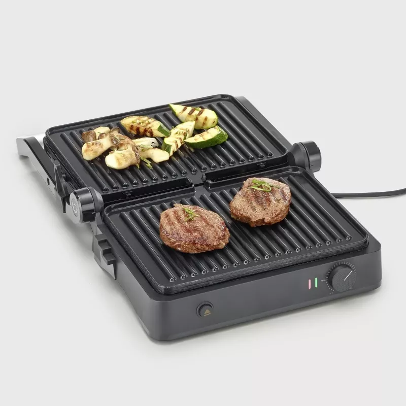 Kontaktigrilli Severin KG 2398 musta valkoinen 1800W 300x220mm
