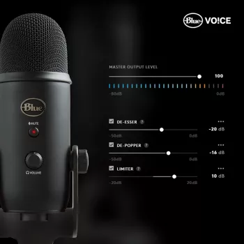 Blue Microphones Yeti mikrofoni USB Blackout