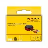 Sisäänvedettävä kaapeli DeLOCK USB 2.0 Type-A USB-C™ 85819