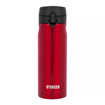 Termospullo NOVEEN TB825 400 ml – eristetty ruostumaton teräsjuomapullo, punainen