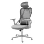 Pelituoli huzaro Combat 2.7 — ergonominen kangaspelituoli, harmaa, verkkoselkänoja, korkeussäädettävä, kallistusmekanismi, 120 kg max.