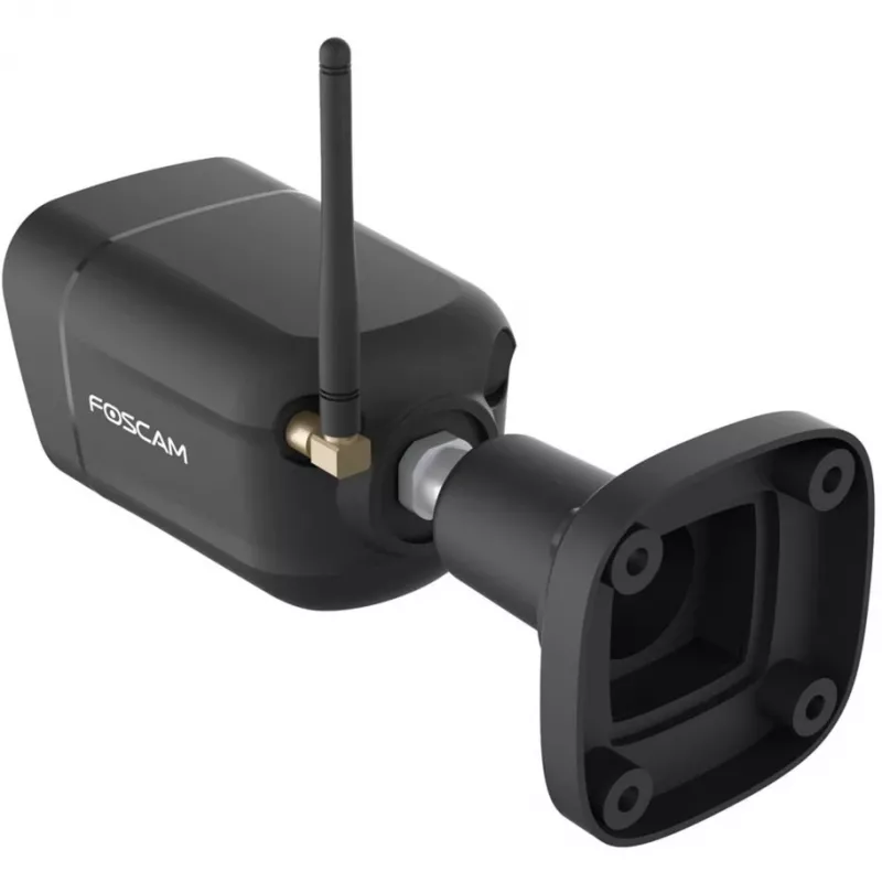 Foscam V8P ulkokäyttöön tarkoitettu bullet-WiFi-kamera, 8 MP 4K (3840x2160), kaksikaistainen WiFi, valonheitin, sireeni, yönäkö, musta