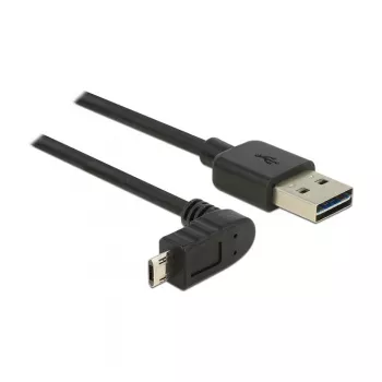 USB-kaapeli DeLOCK 83849 USB 2.0 0,5 m USB A Micro-USB B musta