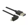 USB-kaapeli DeLOCK 83849 USB 2.0 0,5 m USB A Micro-USB B musta