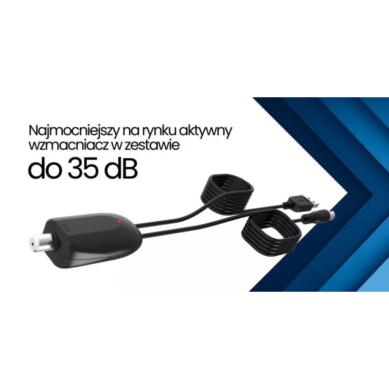 Auto DVB-T -antenni Shark SHA301CAR aktiivivahvistimella ajoneuvon TV-vastaanottoon
