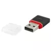 Esperanza EA134K -kortinlukija musta, hopea, läpinäkyvä USB 2.0