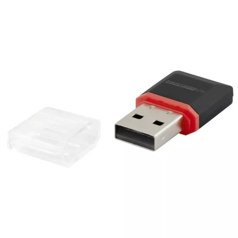 Esperanza EA134K -kortinlukija musta, hopea, läpinäkyvä USB 2.0
