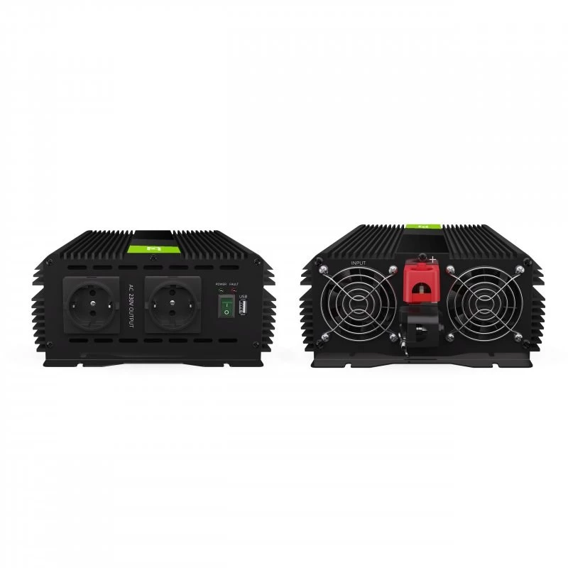 Vaihtosuuntaaja Green Cell INVGC12 auto 3000 W musta