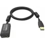 USB-kaapeli USB 2.0 Vision TC 5MUSBEXT+/BL musta 5 m