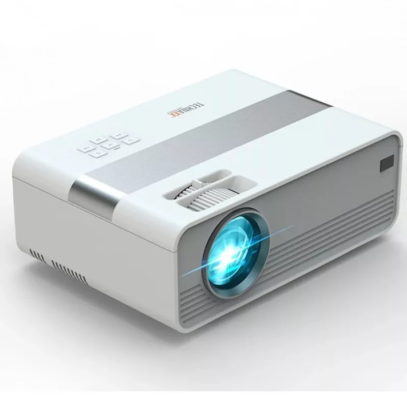 Technaxx TX-127 mini LED-projektori, LCD, HD 720p (1280x720), valkoinen/harmaa