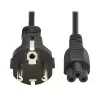 Eaton virtajohto Schuko - C5 2,5 A H05VV-F 2 m (P058-02M-EU)