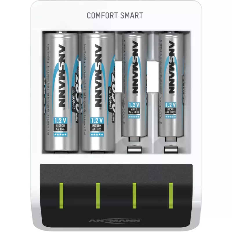 Akkulaturi Ansmann Comfort Smart kotitalousakku USB