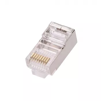 Verkkokaapeli Extralink RJ45-liitin CAT5E FTP RJ45 8P8C läpinäkyvä